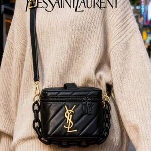 YSL GWP Vanity Case w/ Crossbody Chain